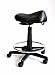 Saddle Stool, Hair Cutting Stool S115CB Crocodile Pattern