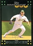 2007 Topps Oakland Athletics Complete Team Set of 19 Baseball Cards (series 1 & 2) - Shipped in protective storage case - Includes Mike Piazza, Eric Chavez, Huston Street, Nick Swisher and more!