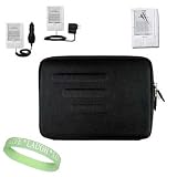 41lMpK5bwnL. SL160  5 in 1 Bundle for Amazon Kindle 2 Includes: Cube Series Black Hardshel Carrying Case + Car Charger + Travel Charger + Screen Guard + Live*Laught*Love Wristband!!!