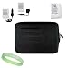 5 in 1 Bundle for Amazon Kindle Includes: Cube Series Black Hardshel Carrying Case + Car Charger + Travel Charger + Screen Guard + Live*Laught*Love Wristband!!!(not for kindle 2)
