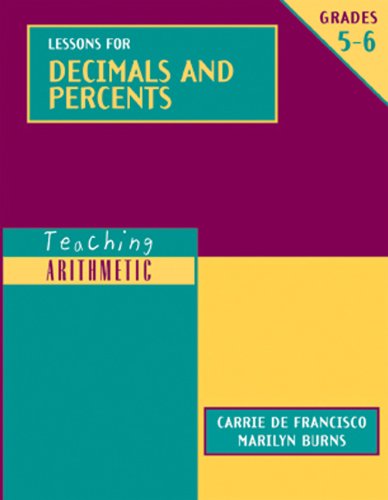 Lessons for Decimals and Percents, Grades 5-6 