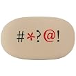 Curse Symbols Curses Cavallini Pebble shaped novelty pencil eraser