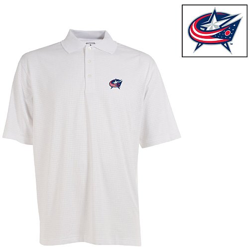 Antigua Columbus Blue Jackets Power Play Polo Shirt Medium