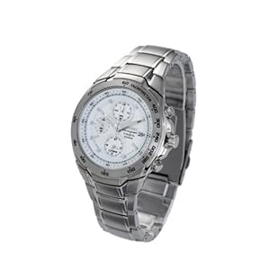 Seiko Men's Watches Alarm Chronograph SNAB87P1 - WW (Watch)