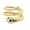 14K Gold (Choice of Yellow or Rose Gold) Coiled Snake Ring set with Sapphire & Ruby with Snake Scaling - Finger Sizes 5 to 12 Available