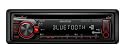Kenwood KDC-BT31U CD/MP3-Tuner (Bluetooth, USB 2.0) schwarz mit roter Tastenbeleuchtung