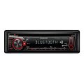 Kenwood KDC-BT31U CD/MP3-Tuner (Bluetooth, USB 2.0) schwarz mit roter Tastenbeleuchtung