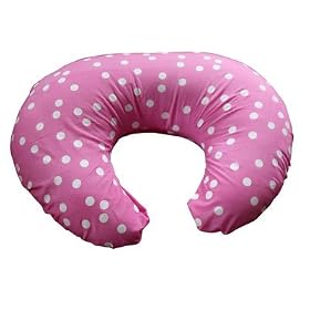 Widgey Nursing Pillow Cover (Pink/White Spots)