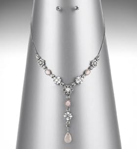 Floral Jewel Y Necklace 