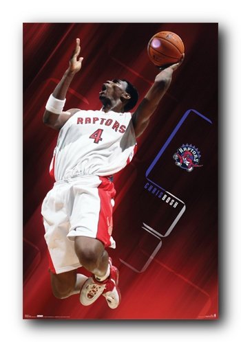 Chris Bosh Toronto Raptors 22.5X34 Wall Poster 4159