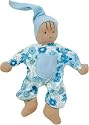 Organic Egyptian Cotton Vintage Blue Baby Buddy Doll - Safe, Non-toxic Toy