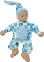Organic Egyptian Cotton Vintage Blue Baby Buddy Doll - Safe, Non-toxic Toy