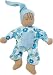 Organic Egyptian Cotton Vintage Blue Baby Buddy Doll - Safe, Non-toxic Toy