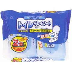 流せるトイレキレイシート 24枚入*2個パック