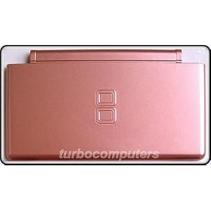 Rose Metallic – Nintendo DS Lite Complete Full Housing Shell Case Replacement Repair w/ Hinge Set