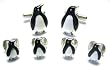 Penguin Mens Formal Tuxedo Set: Cufflinks & Studs w/ Gift Box