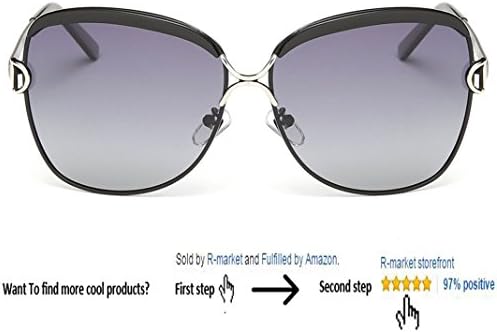 Aolon Women Round Aviator Polarized Sunglasses