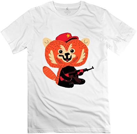 Really Red Panda White T-shirt For Men XL