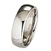 7mm White Tungsten Carbide Polished Classic Wedding Ring Band