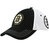 Zephyr Boston Bruins Black Zfit Basic Logo Flex Hat