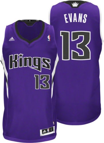 NBA Men's Sacramento Kings Tyreke Evans Revolution 30 Road Swingman Jersey (Purple, XX-Large)