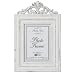 Large Rococo Wooden White Distressed Picture Frame