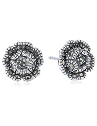 Betsey Johnson "Precious Luxuries" Crystal Rose Stud Earrings