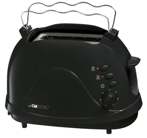Clatronic 263 124 TA 3287 2 Scheiben-Toaster, schwarz Preisvergleich