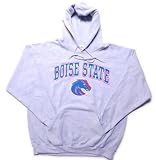 Boise State Broncos Adult Arch and Logo Hooded Sweatshirt - Sport Gray