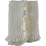 Cachcach Lace Satin Trim Blanket