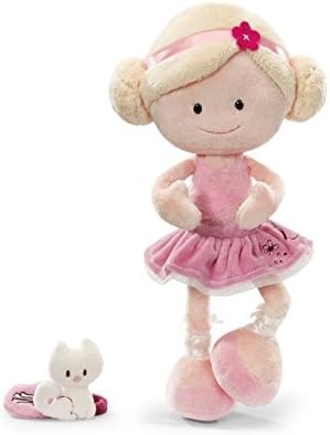 Nici Wonderland MiniClara 12" Machine Washable Plush Doll with Ballerina Tutu, Tiara, Leggings & Wings