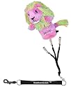 Combo Golf Head Cover Leash with Winning Edge John Daly's Pink Lion