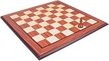 Rosewood & Maple Chess Board with Molded Edge - 1.75 Squares