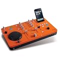 Scott DJX 10i DJ-Mischpult (2-Kanal-Mixer, Dock und Ladeger�t, USB 2.0) f�r Apple iPod orange