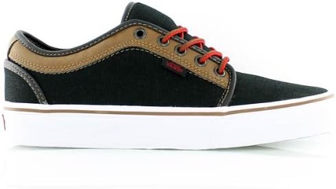 Vans Men's Chukka Low (Leather) Black/Brown Sneaker 11.5 D (M)