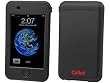 BLACK Rubberized Rubber Feel Snap On Coated Cover Case for Apple iPOD Touch