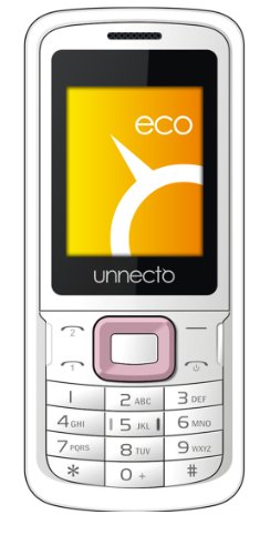 Unnecto U-100-2NA eco - Unlocked Phone - Retail Packaging - US Warranty - White/Pink