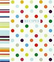 C.R. Gibson Dots and Stripes Recipe Card Organizer - Dots and Stripes