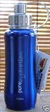 Pure Hydration Stainless Steel Insulated Water Bottle and Handle 25oz Metallic Blue