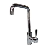 〔PG-7612〕　シングルレバーハンドル　混合水栓　 シルバー（銀）