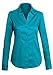 Women's Classic Button Down Long Sleeve Fitted Shirt