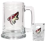 NHL Phoenix Coyotes Boilermaker Set - Primary Logo