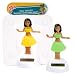 Plastic Solar-powered Dancing Hula Girls (Assorted Colors)