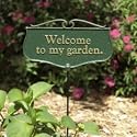 Cast Aluminum "Welcome to my Garden"