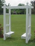 Arbor: Courtyard PVC with Seats