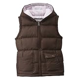 Girls' Cherokee Hooded Vest - Brown/Pink