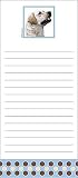 Labrador Retrievers, Yellow Pattern List Pad/Notepad- Gift for Dog Lovers