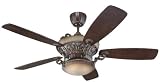 Monte Carlo 5SBR56ISD Strasburg Fan - Irish Slate Uplight Ceiling Fan 56