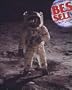 Buzz Aldrin on Moon People Art Poster Print, 16x20