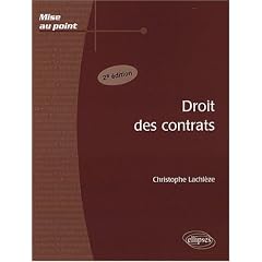 Droit des contrats